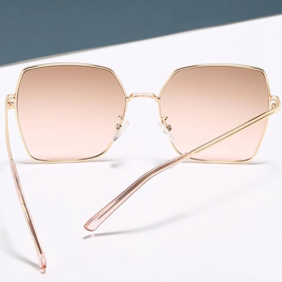 Luxe Square Bug Eye Ombre Sunglasses